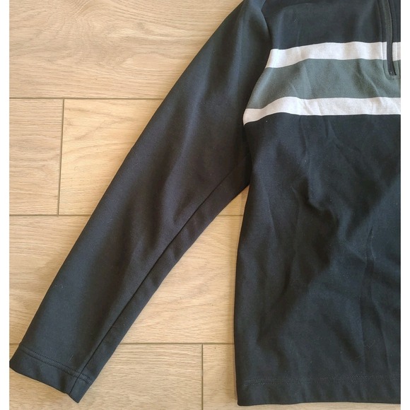 Banana Republic Men's XL Gray Pullover Moisture Wicking 1/4 Zip A2 - Picture 4 of 11